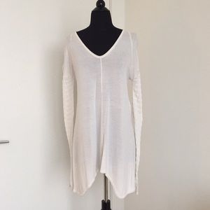Helmut Lang White Knit Shirt